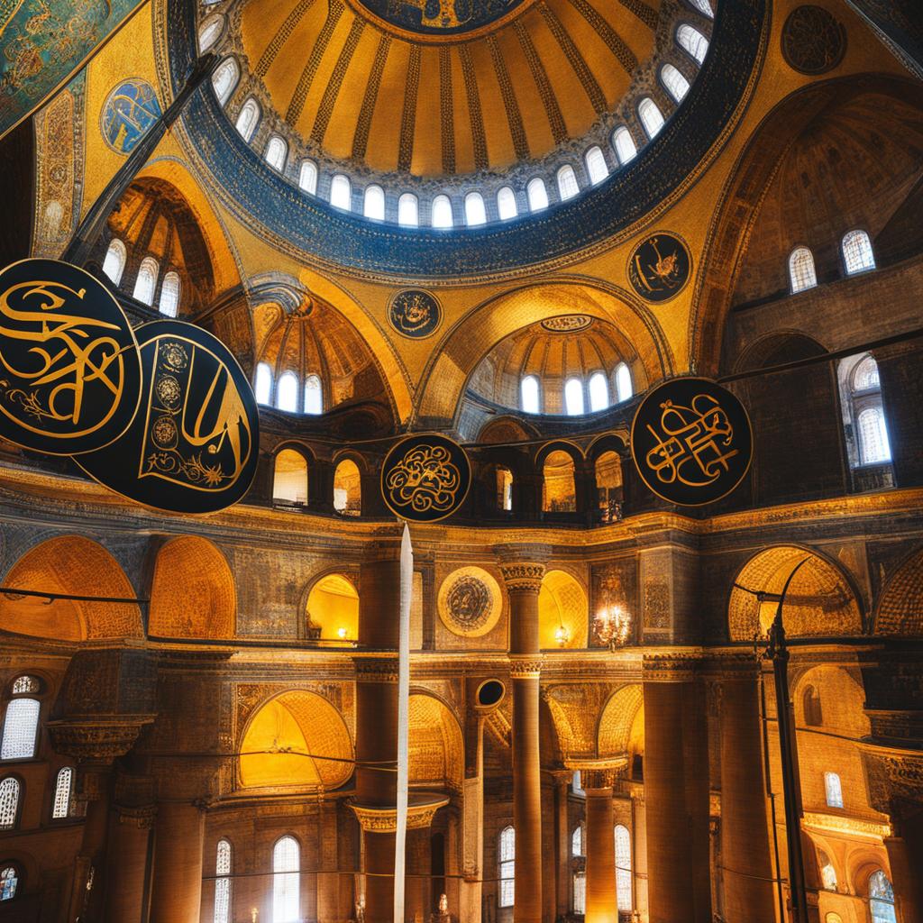 hagia sophia - explore the stunning interior of the hagia sophia in istanbul, turkey. 