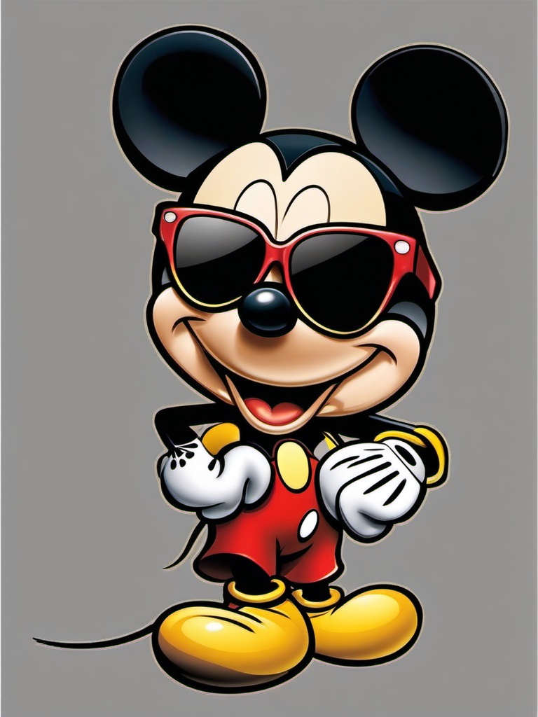 Mickey mouse with sunglasses hotsell