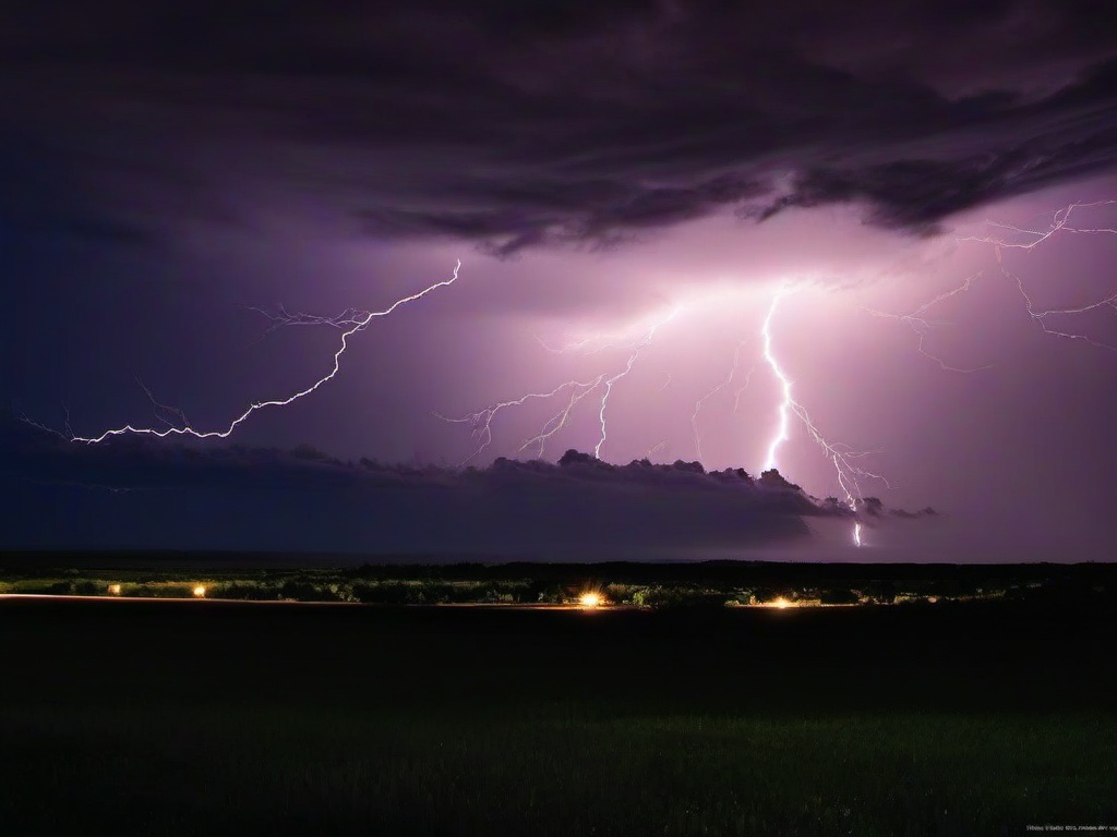 Lightning Sky Wallpaper  ,desktop background wallpaper