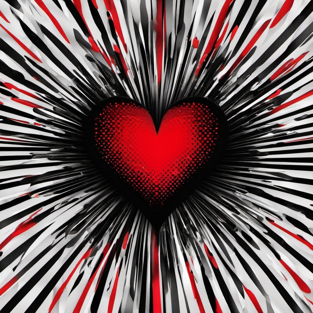 Red Background Wallpaper - black red heart wallpaper  