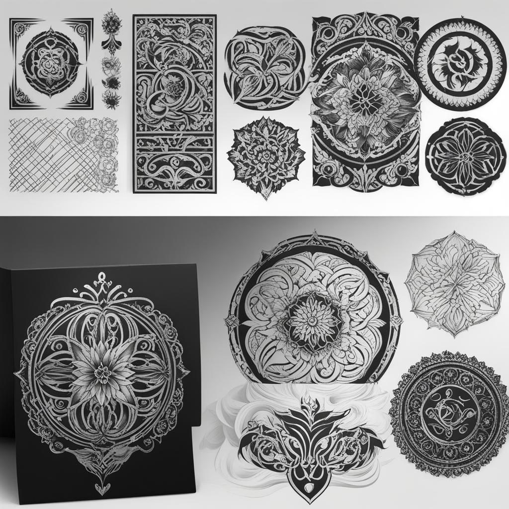 tattoo stencils for precise and well-defined ink work. 