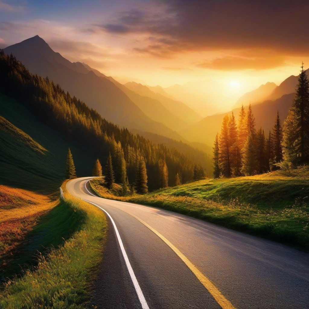 Mountain Background Wallpaper - mountain road wallpaper  