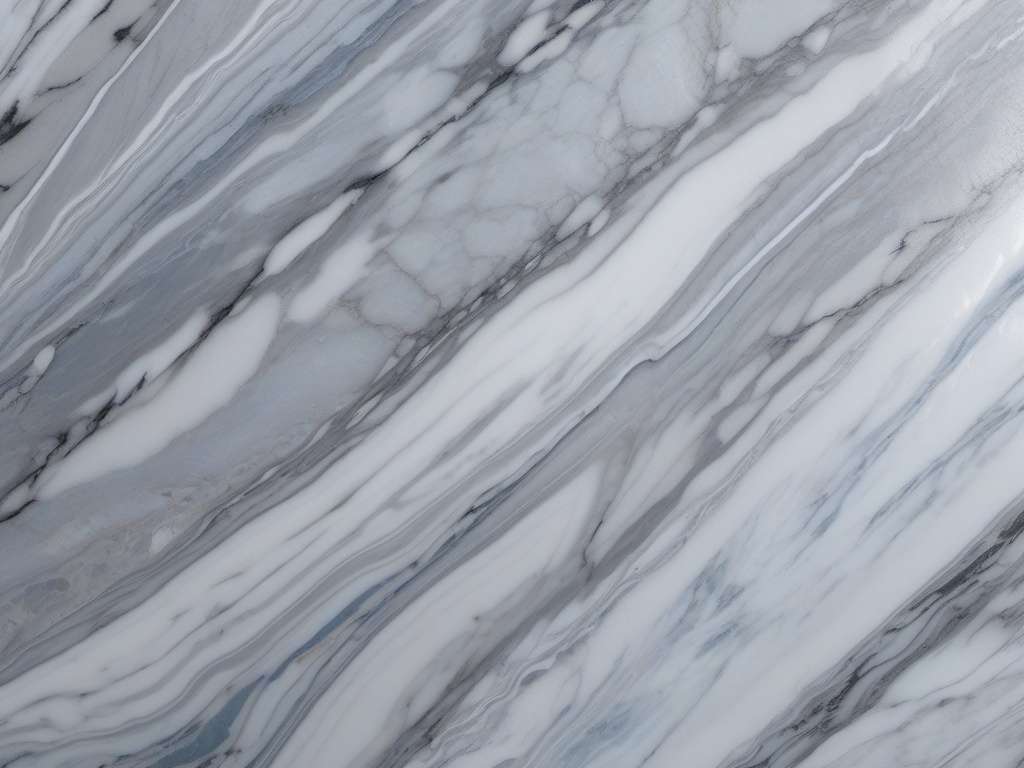 Marble with a cool gray surface and delicate blue veining top view, product photoshoot realistic background, hyper detail, high resolution