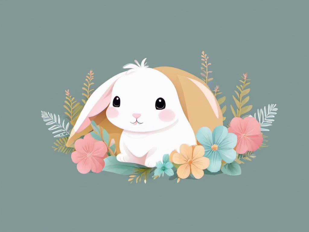 bunny cute wallpaper  ,desktop background wallpaper