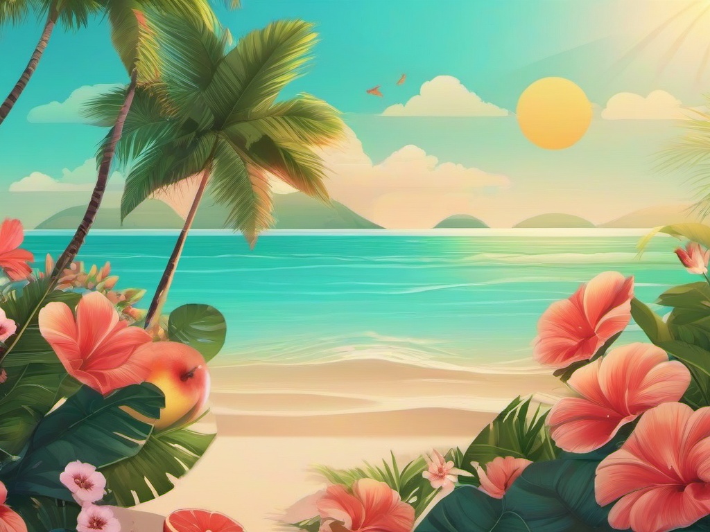 Summer Wallpaper Aesthetic  background