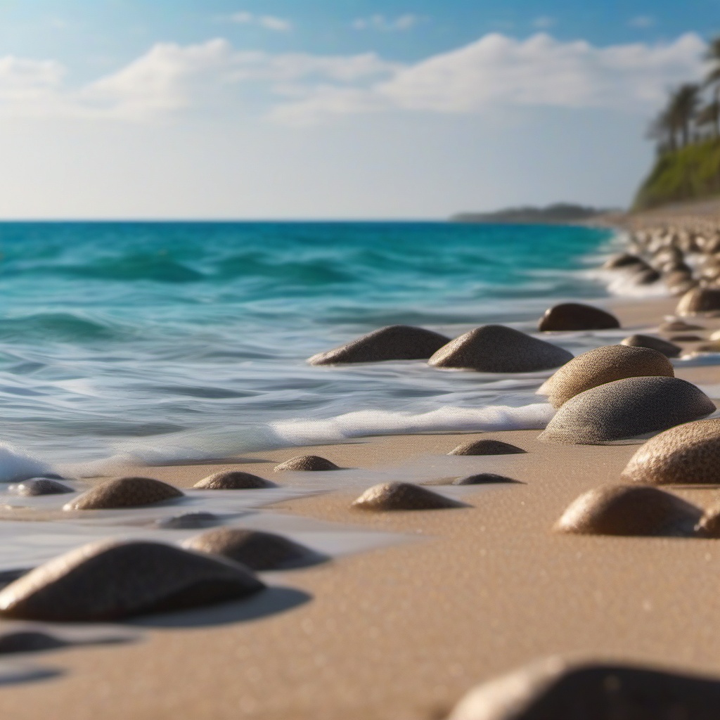 Beachside coastal photography close shot perspective view, photo realistic background, hyper detail, high resolution