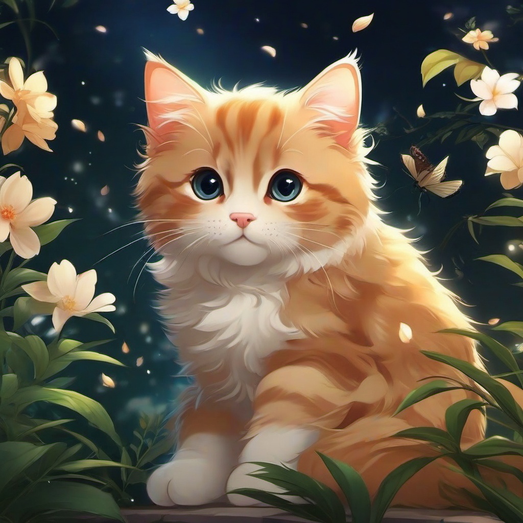 Cat Background Wallpaper - anime wallpaper cute cat  