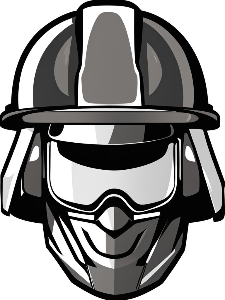 helmet clipart - a protective, hardhat helmet. 