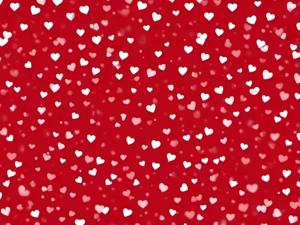 Cute Red Background-Bright red with tiny white hearts scattered throughout  background wallpaper