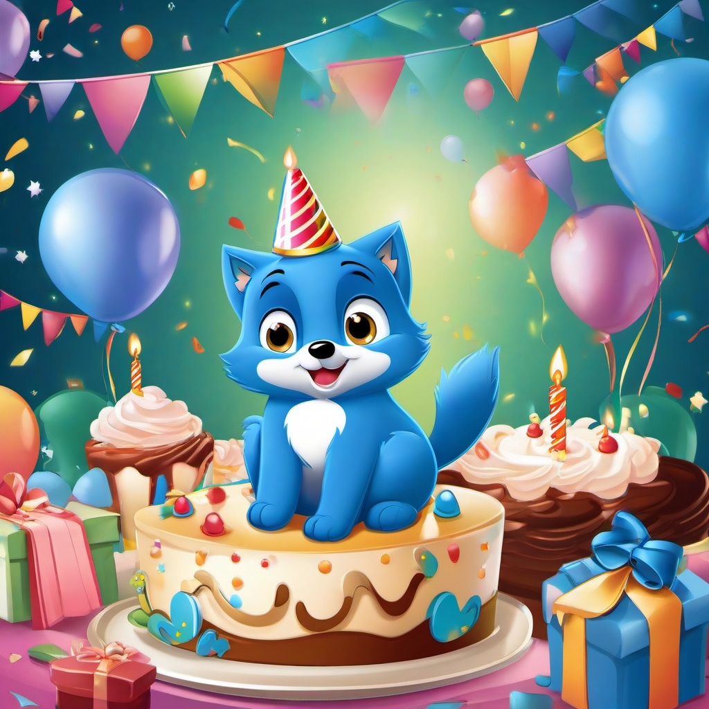 Birthday Background Wallpaper - bluey birthday background  