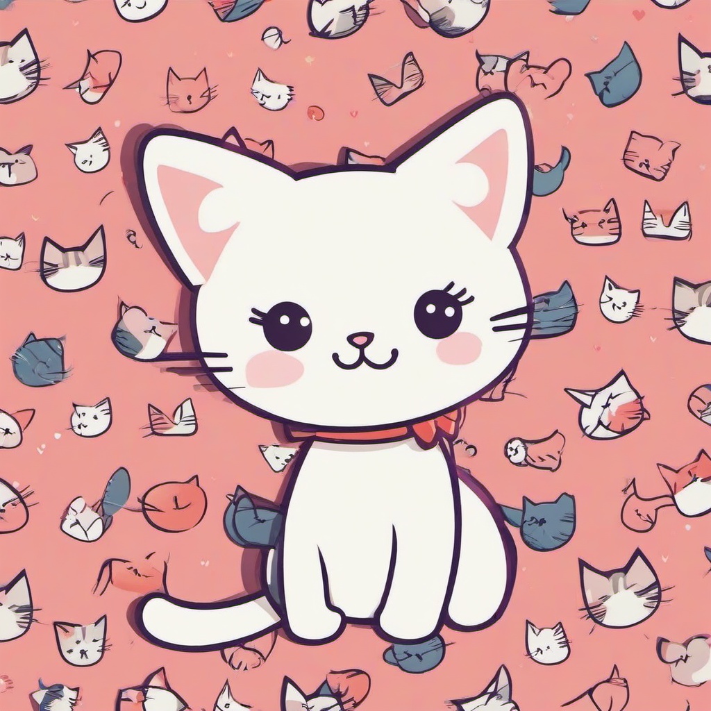 Cat Background Wallpaper - cute cat background  