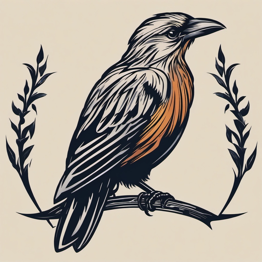 longclaw tattoo  simple vector color tattoo