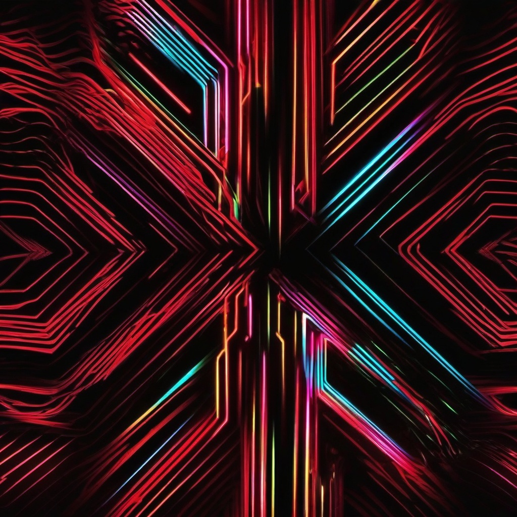 Neon Background Wallpaper - glow in the dark red wallpaper  