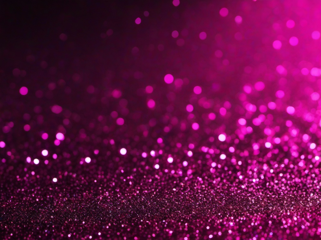 Hot Pink And Black Glitter Background  