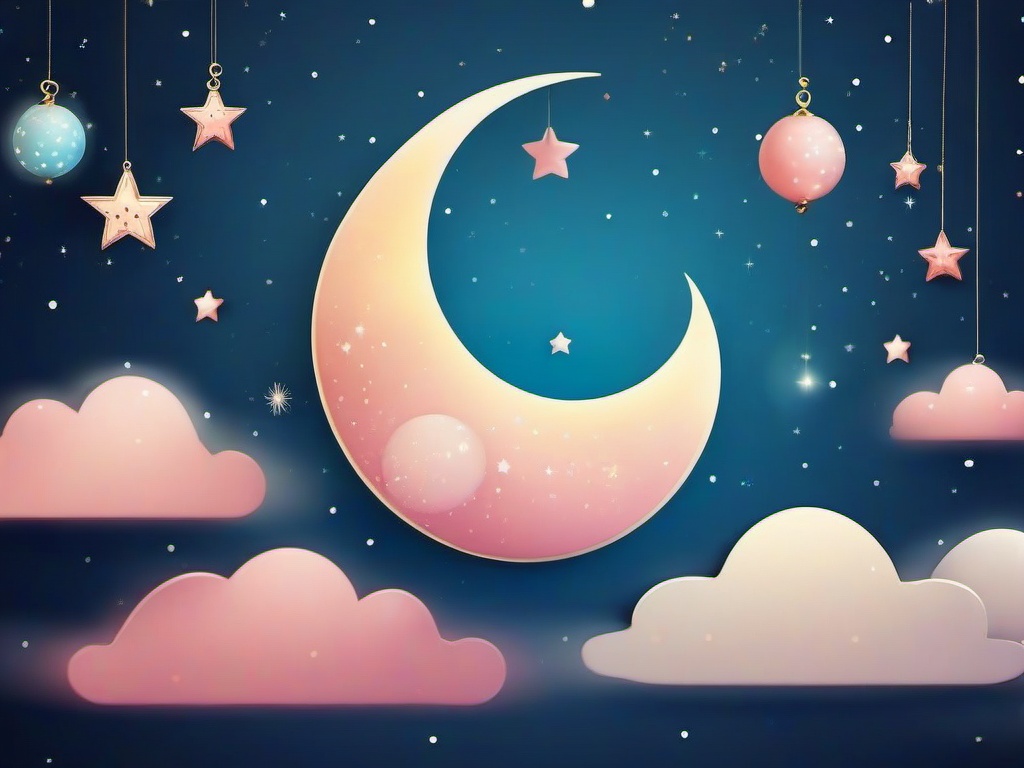 Cute Moon Wallpaper - Dreamy moon with cute elements  ,desktop background wallpaper