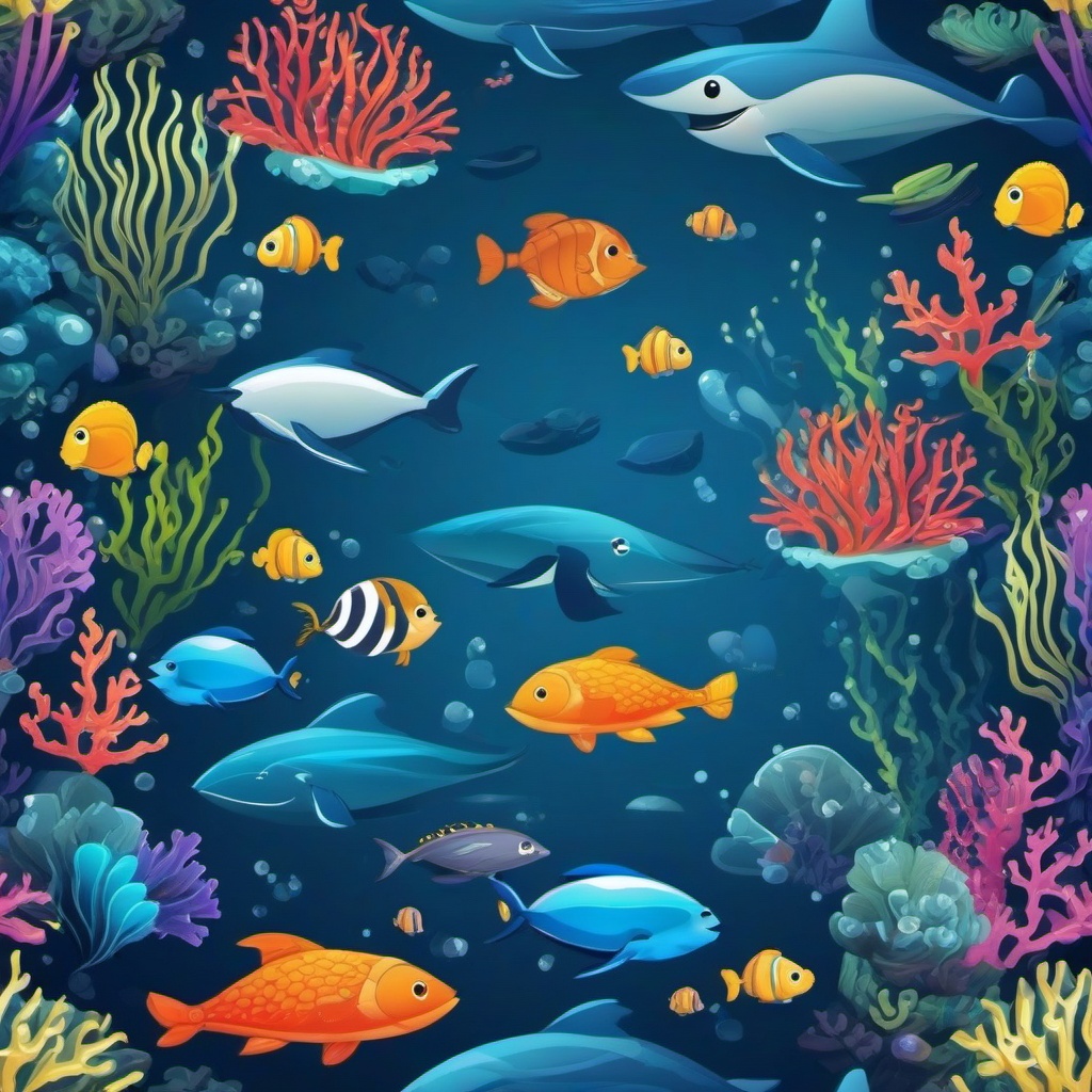 Ocean Background Wallpaper - under the sea cartoon background  