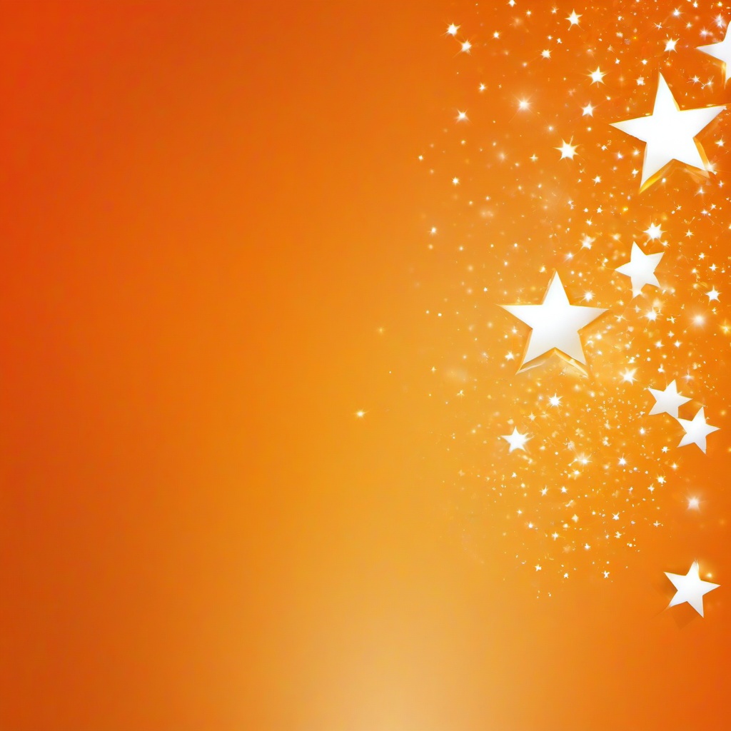 Orange Background Wallpaper - orange background with stars  