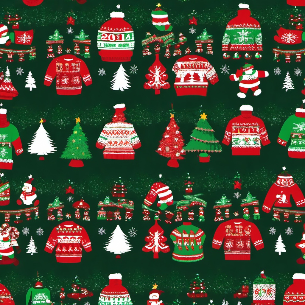 Christmas Background Wallpaper - ugly christmas sweater teams background  