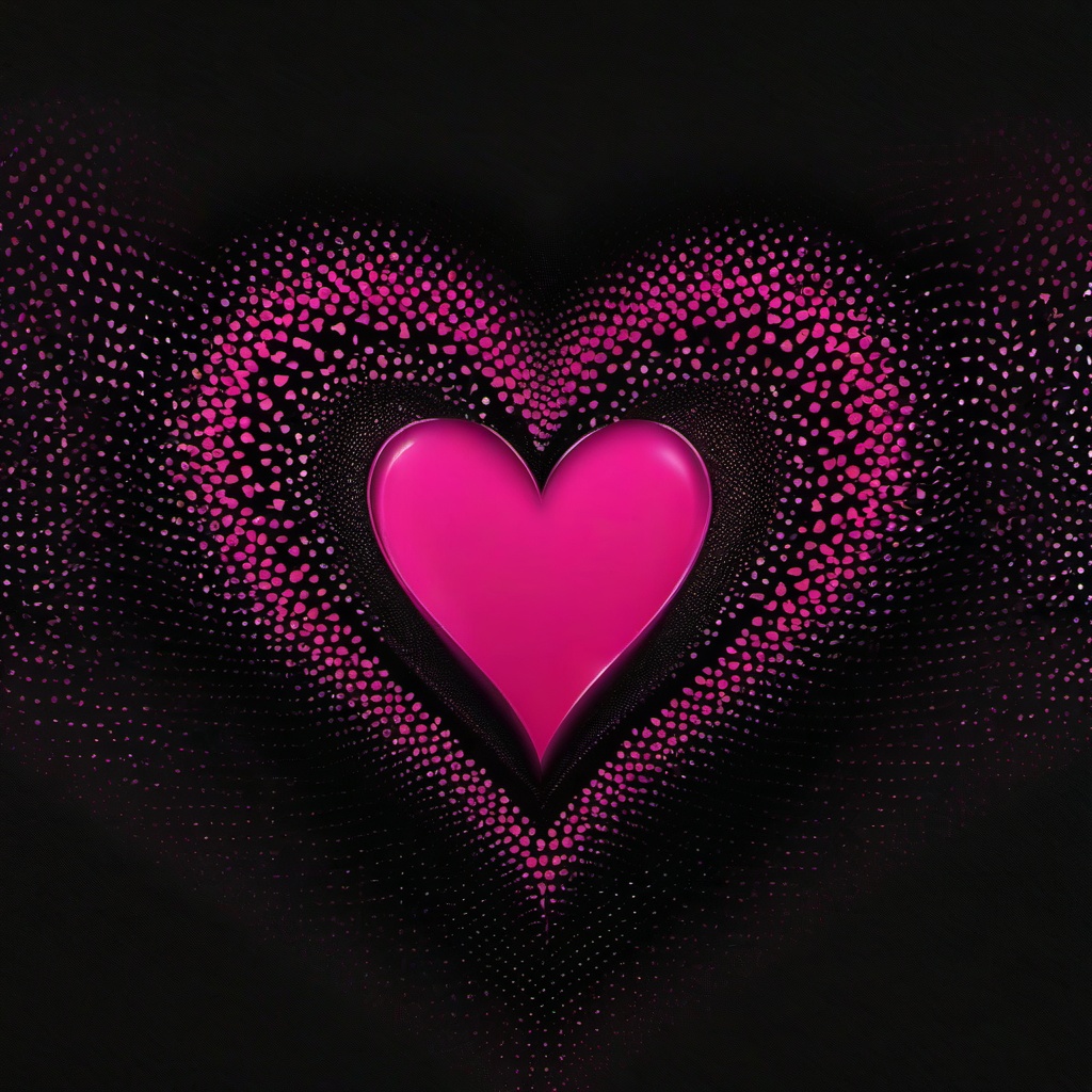 Heart Background Wallpaper - black pink heart background  