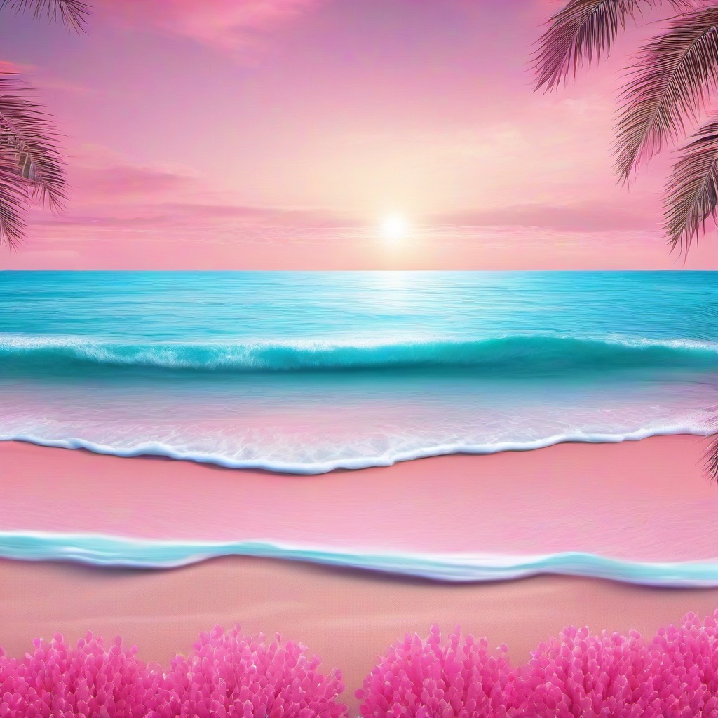 Beach background - wallpaper pink beach  