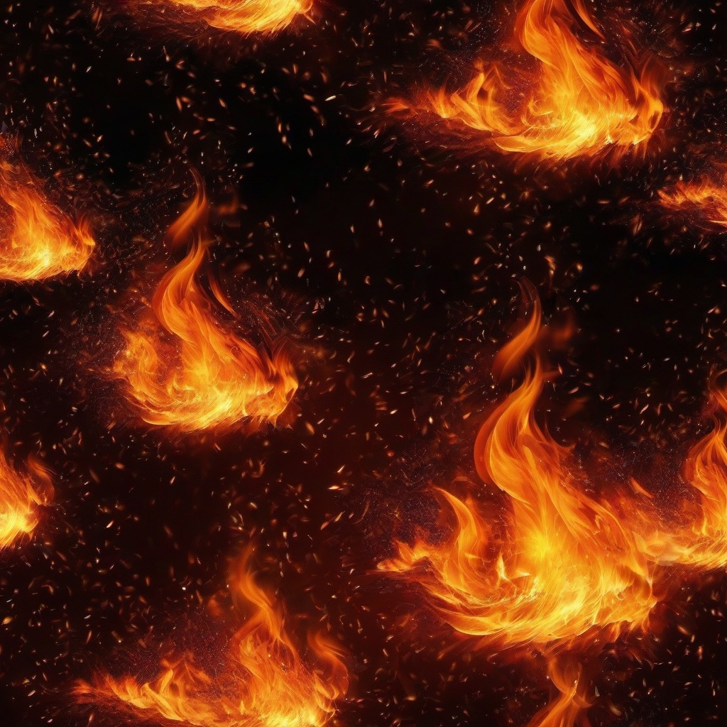 Fire Wallpaper - Blazing fire with embers and sparks  background wallpaper