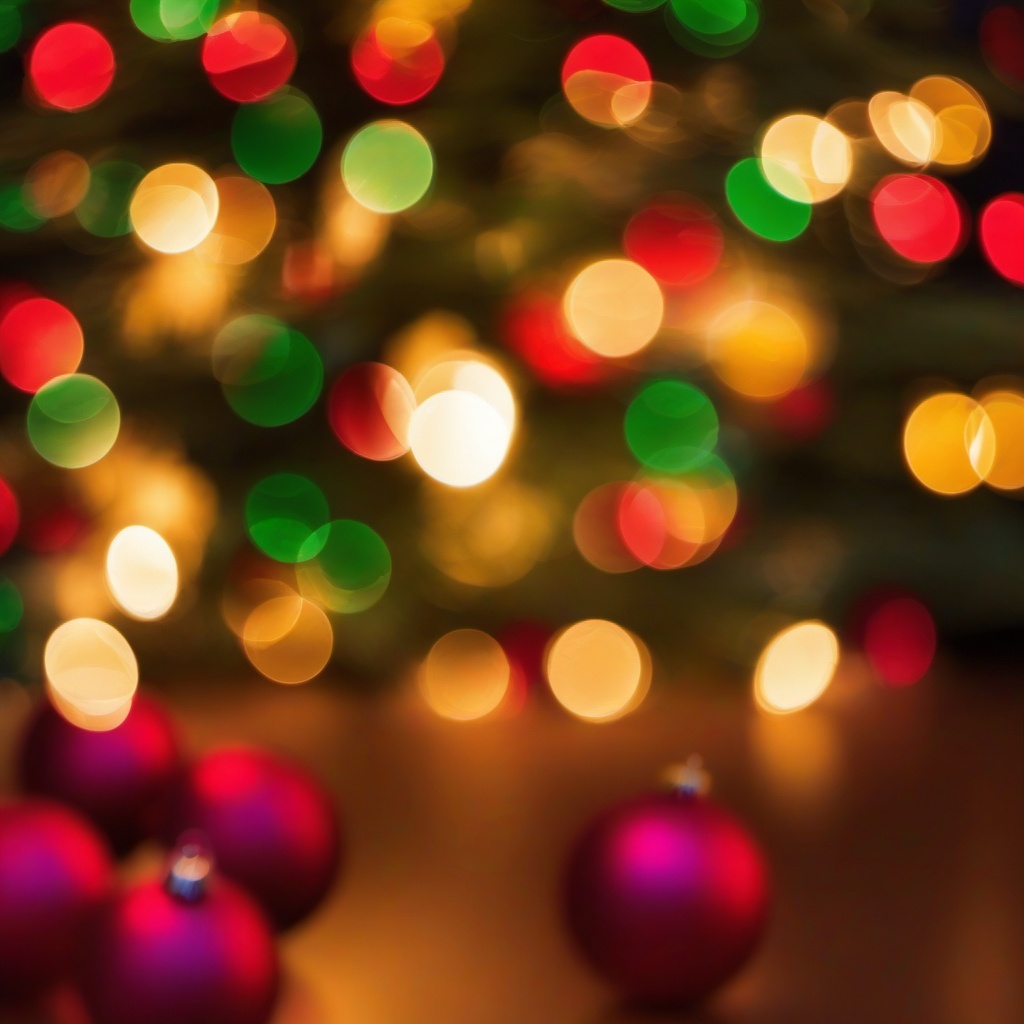 Christmas Background Wallpaper - blurred christmas tree background  