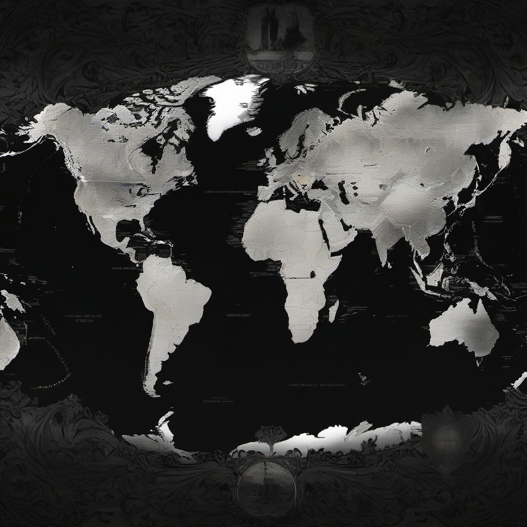 Dark World Map Wallpaper  ,desktop background wallpaper