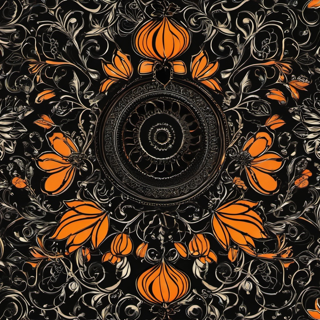 black orange wallpaper  