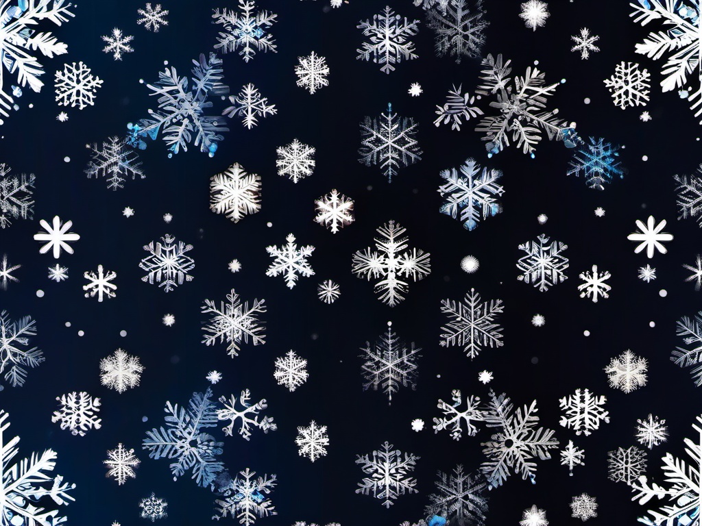 Winter Snowflake Background  