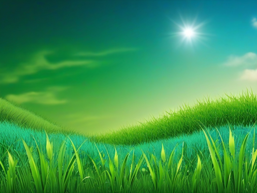 Background With Blue Sky And Green Grass  ,desktop background wallpaper