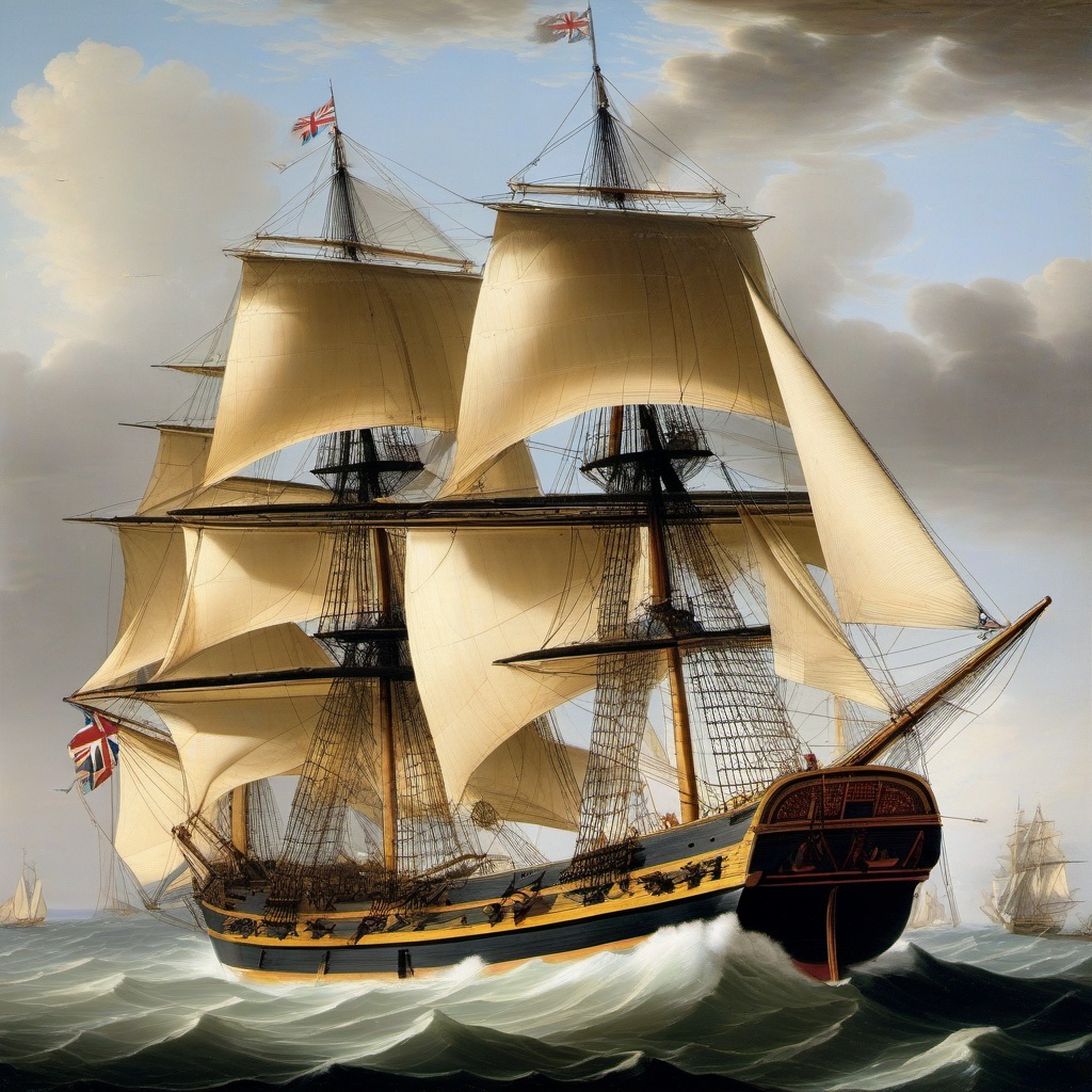  Sloop of war  in the 18th Century British Navy