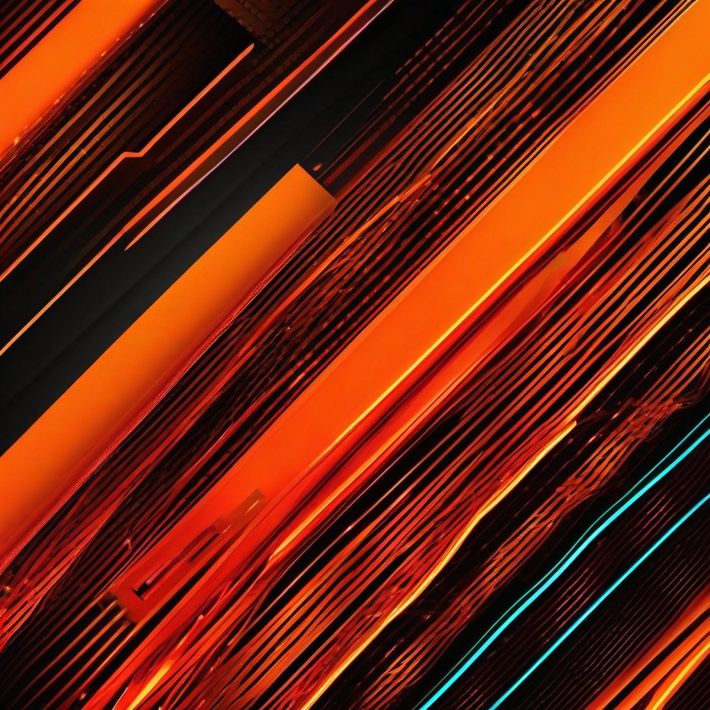 Neon Background Wallpaper - neon orange background  