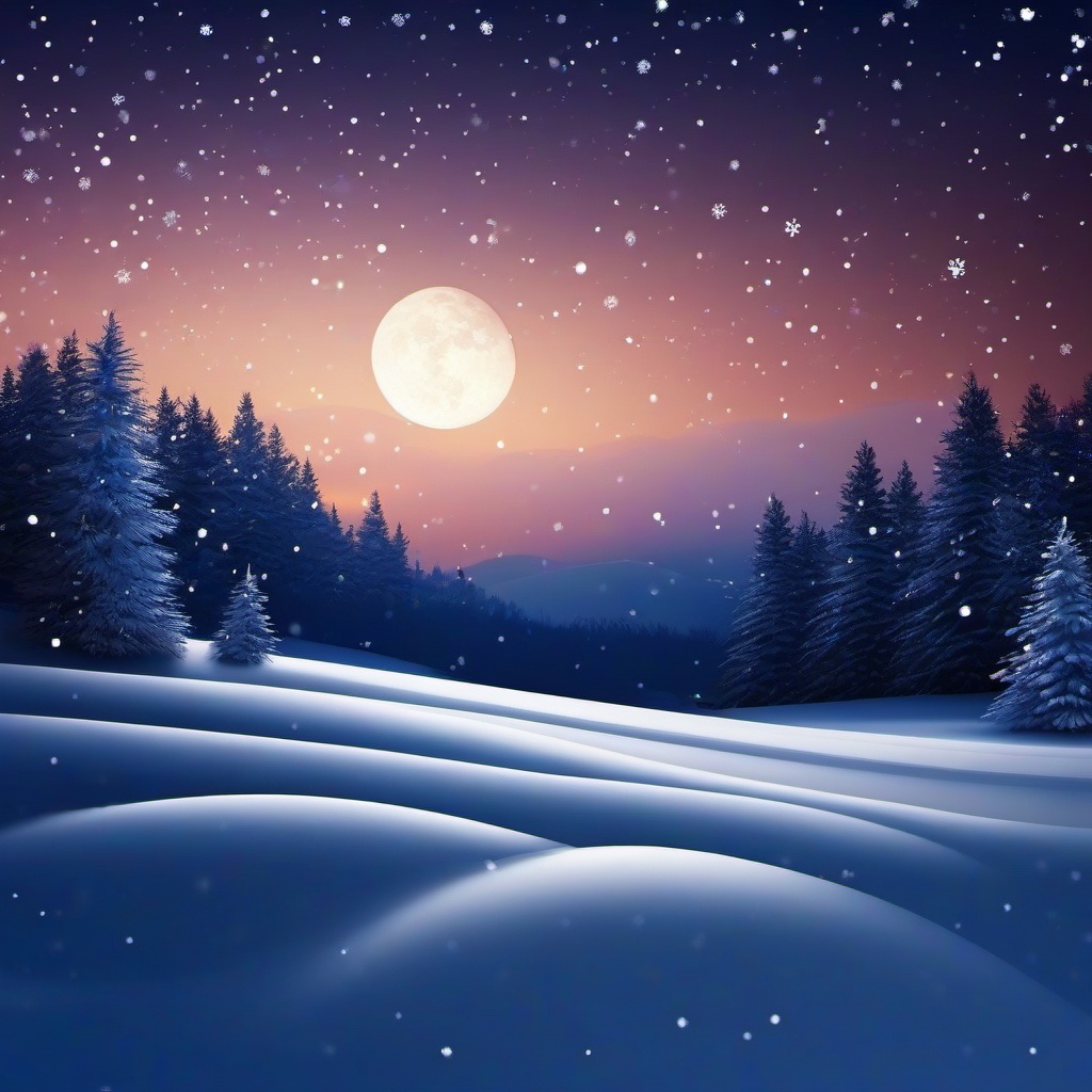 Snow Background Wallpaper - snowy background night  