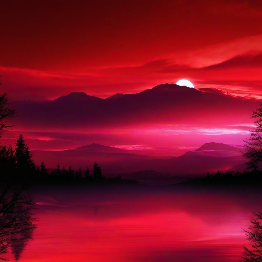 Red Background Wallpaper - red sky wallpaper  