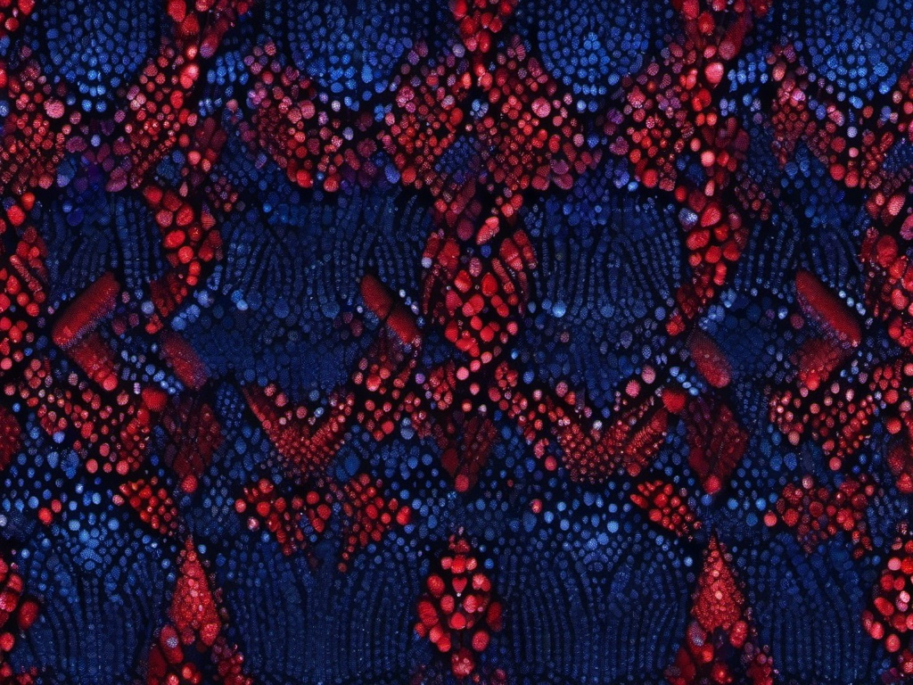 Blue And Red Glitter Background  