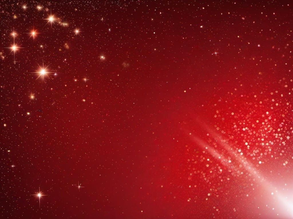 Red Background With Sparkles  