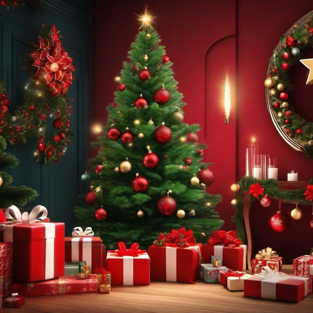 Christmas Background Wallpaper - christmas party zoom background  