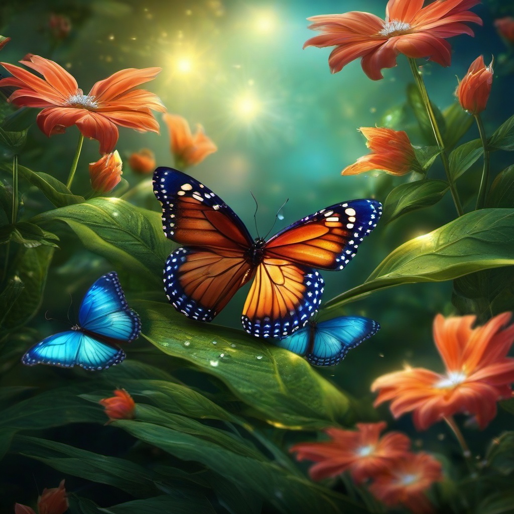 Butterfly Background Wallpaper - magical butterfly wallpaper  