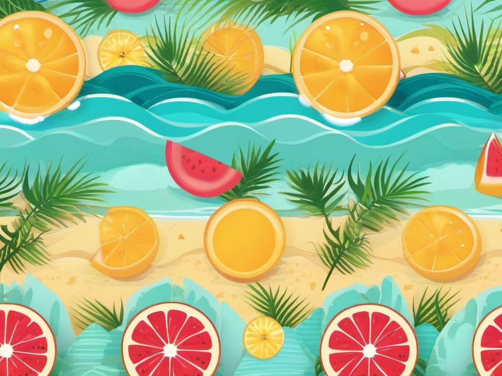 Summer Wallpaper Pattern  background