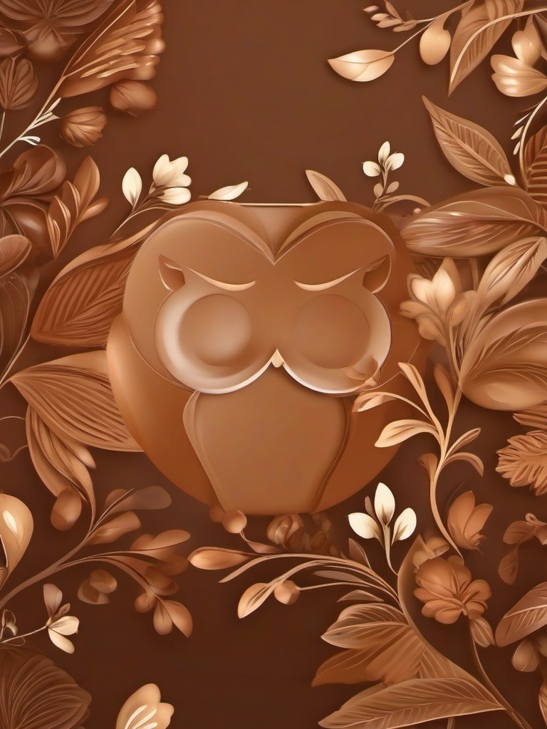 Brown Cute Wallpaper - Warm brown tones with soft charm  ,mobile iphone background wallpaper