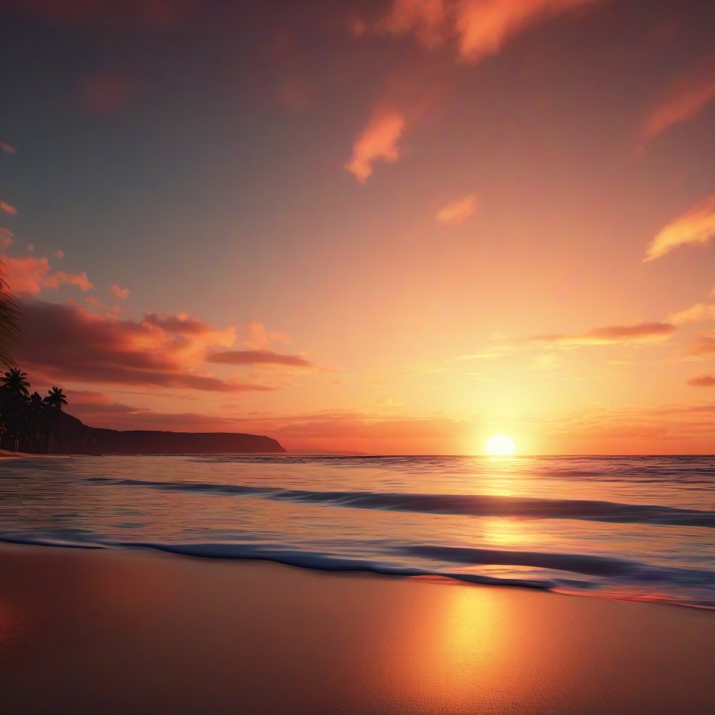 Beach background - beach sunset video background  