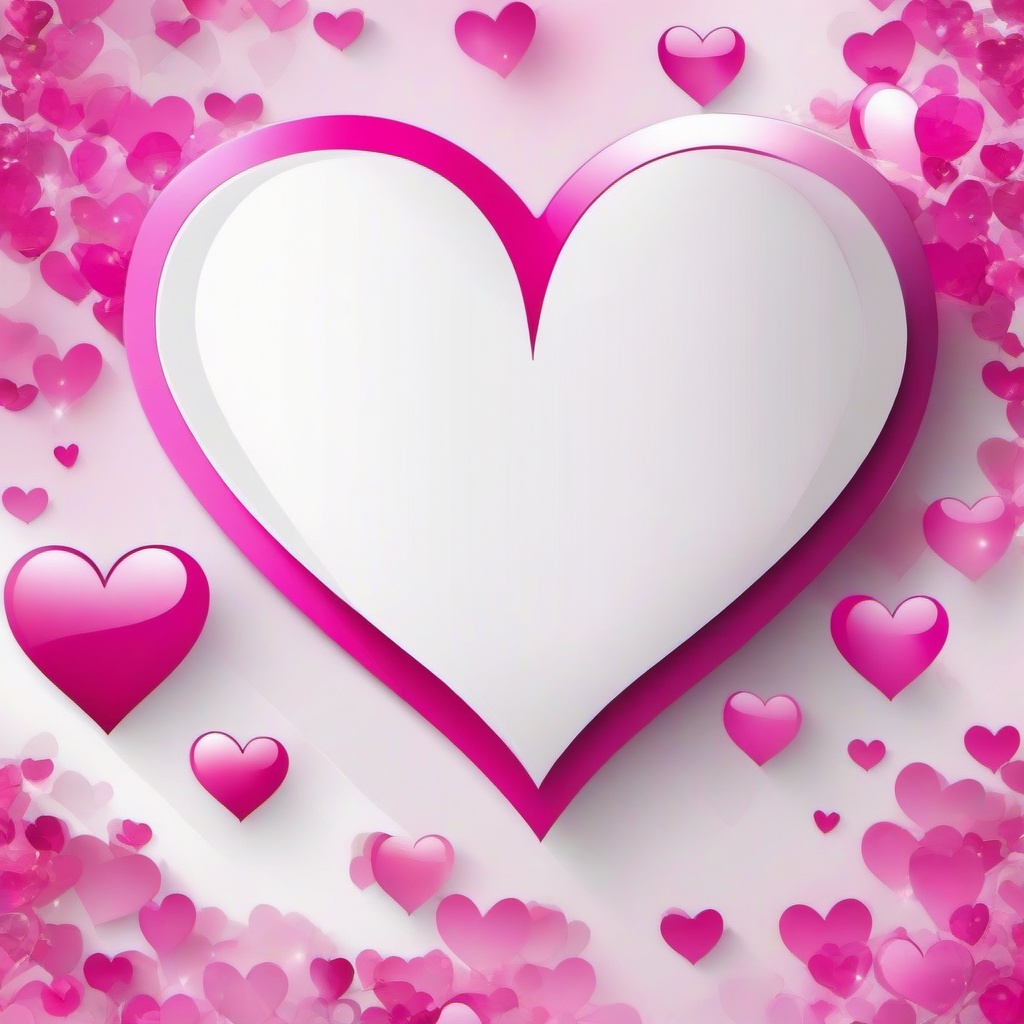 Heart Background Wallpaper - white background with pink heart  