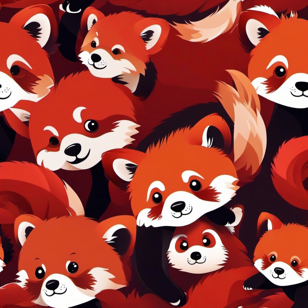 Red Background Wallpaper - cute red panda wallpaper  