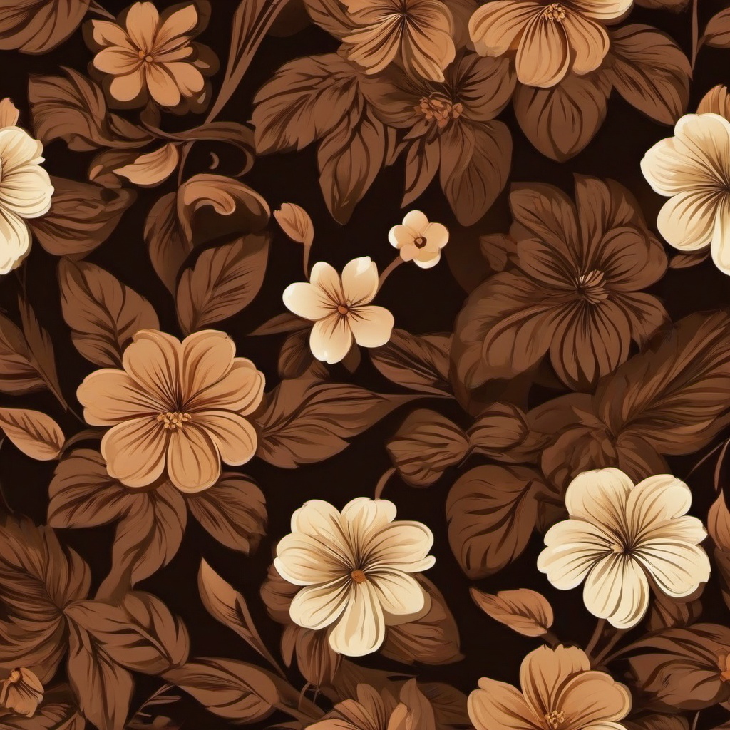 Flower Background Wallpaper - brown wallpaper flower  