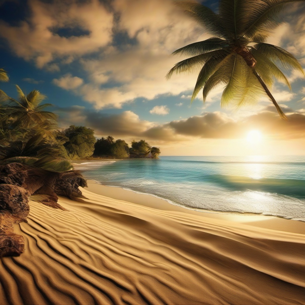 Beach Scenery Wallpaper intricate details, patterns, wallpaper photo