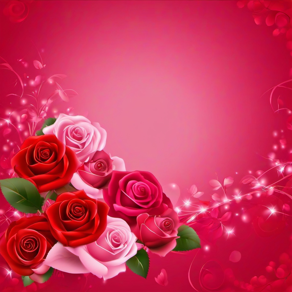 Red Background Wallpaper - red and pink rose wallpaper  