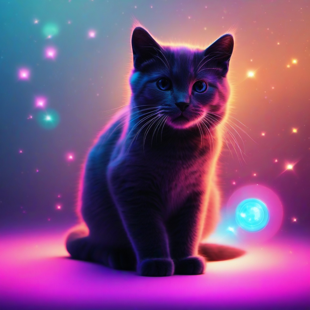 Cat Background Wallpaper - laser cat background  