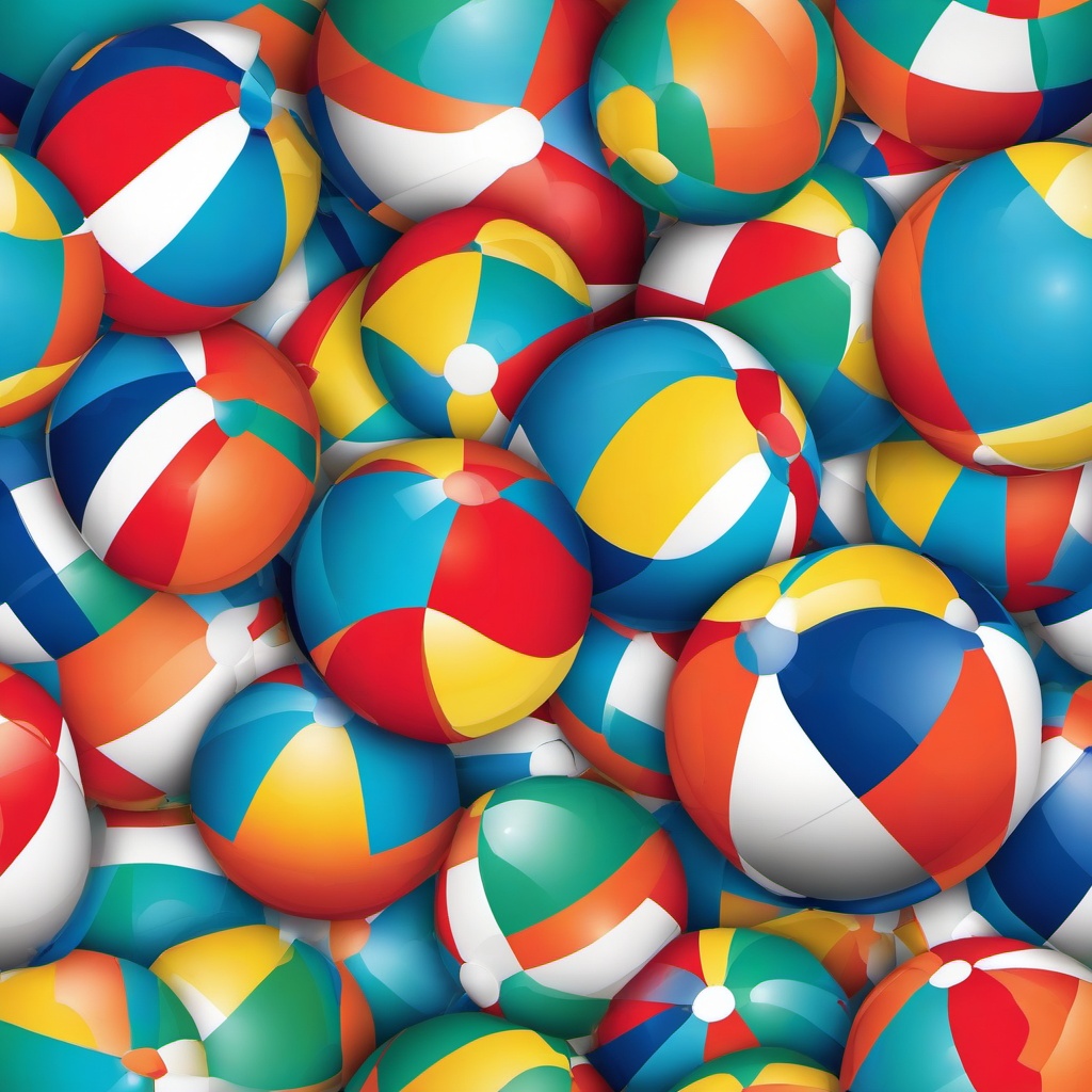 Beach background - beach ball background  