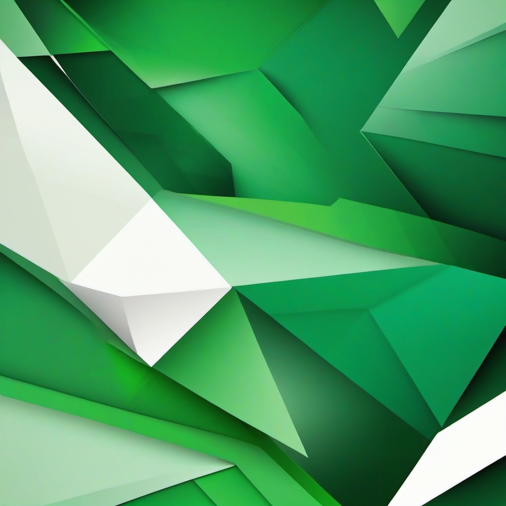 Geometric Background - geometric green abstract background  