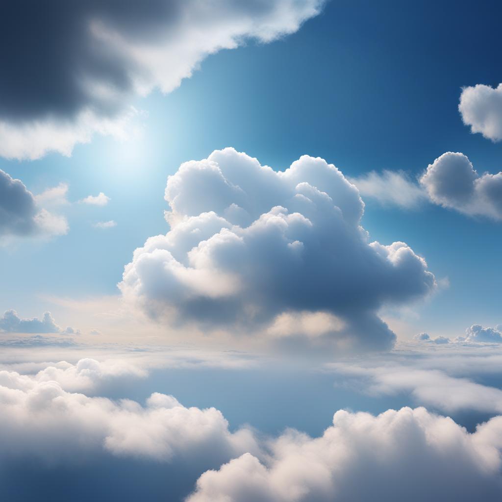 cloud clipart transparent background in a tranquil sky - drifting serenely. 